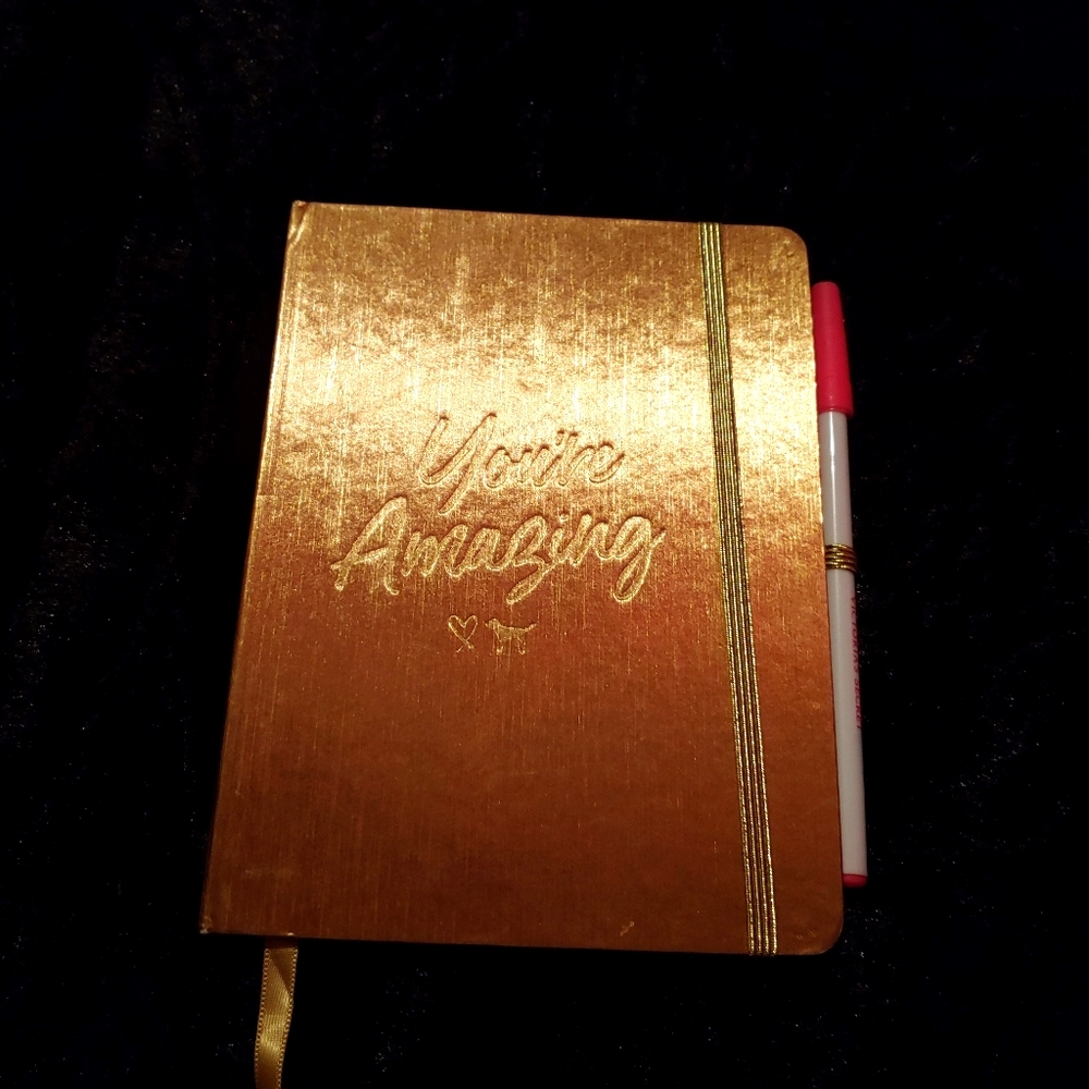 Rare Victoria's Secret gold Journal